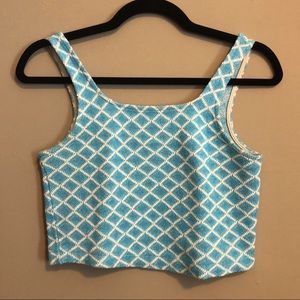 Zara knit crop top 💕